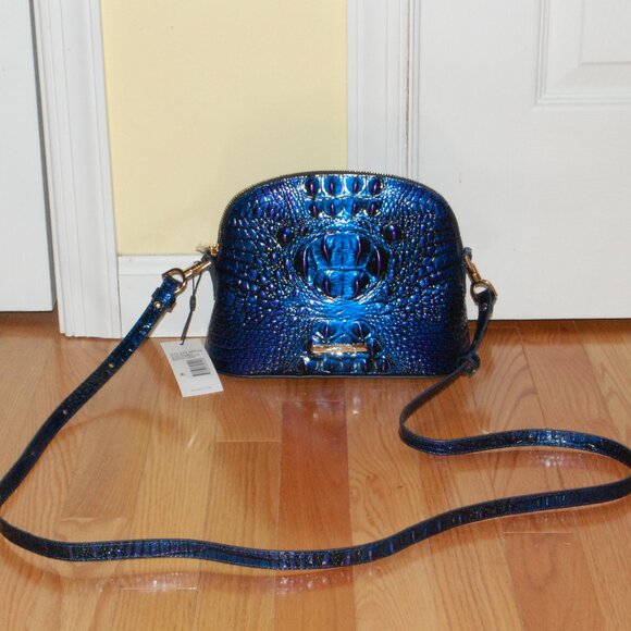 NWT - BRAHMIN Small Georgina - Neptune Melbourne Crossbody - Picture 2 of 6